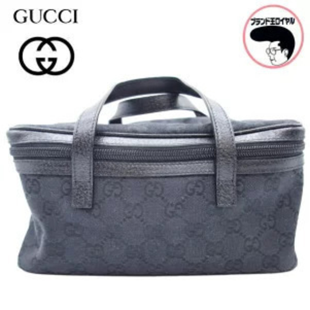 GUCCI Vanity Bag GG Black